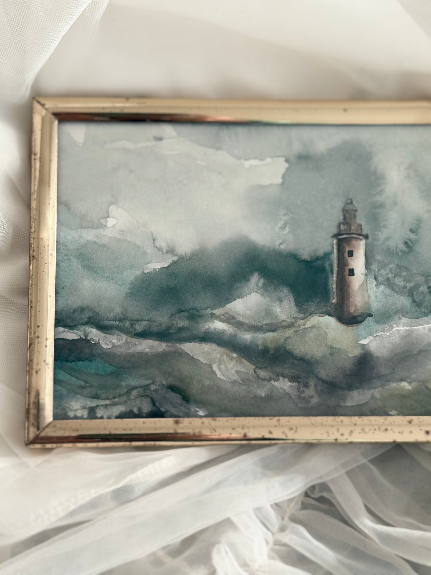 Water Colour Lighthouse - Linda Titow