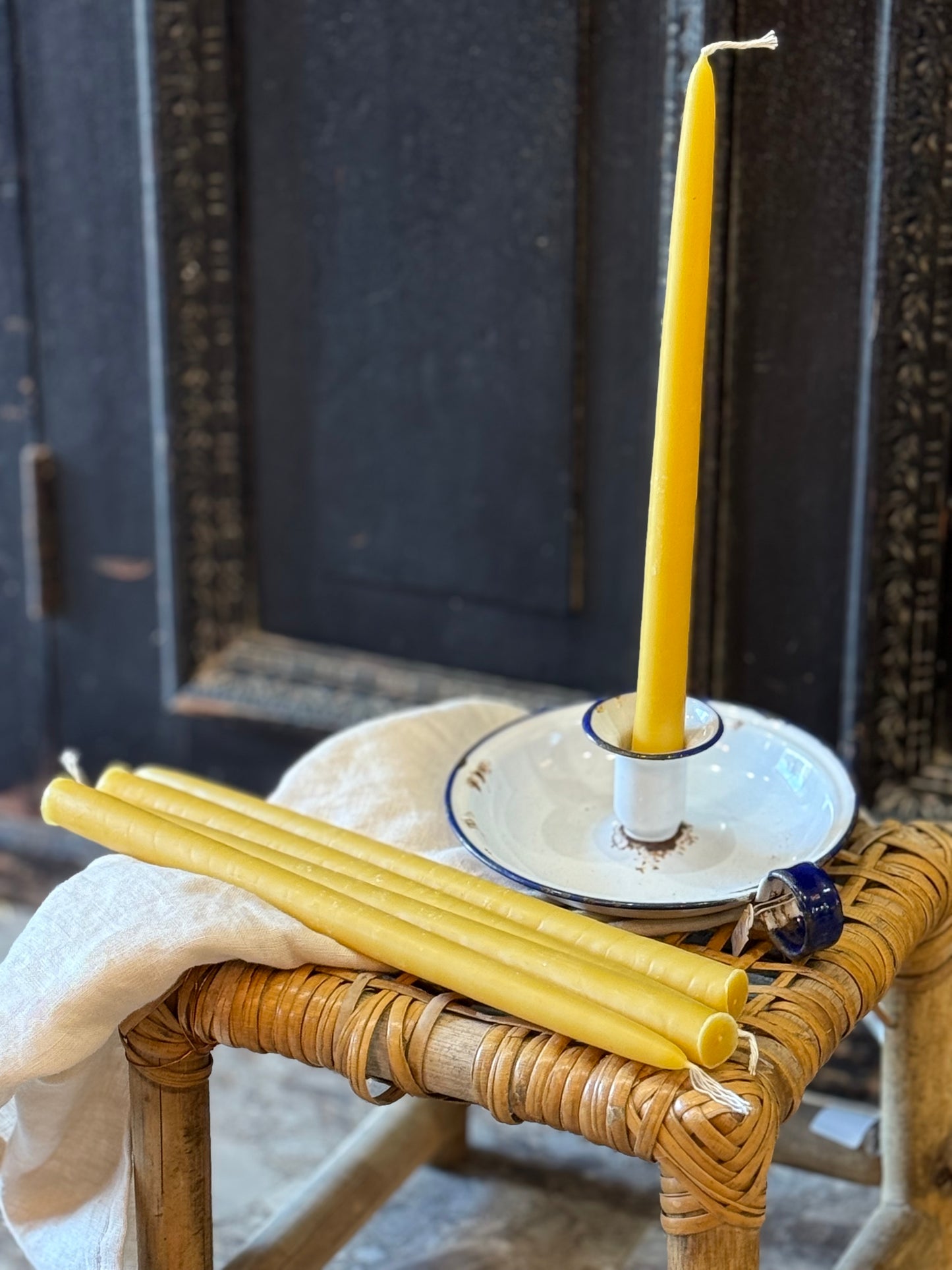 Beeswax Taper Candles - 1.5cm