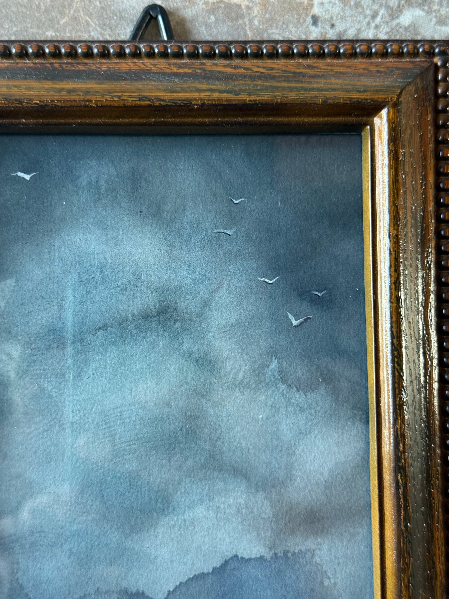 Water Colour; Silhouette - framed - Linda Titow
