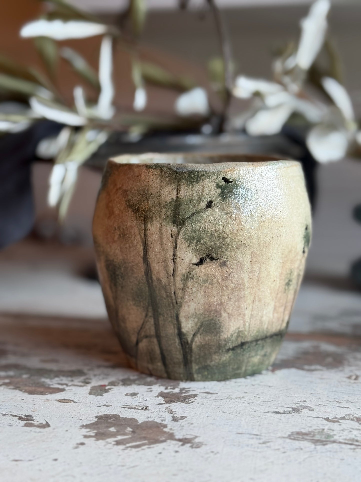 Linda Titow Art Vase - Gums with Birds