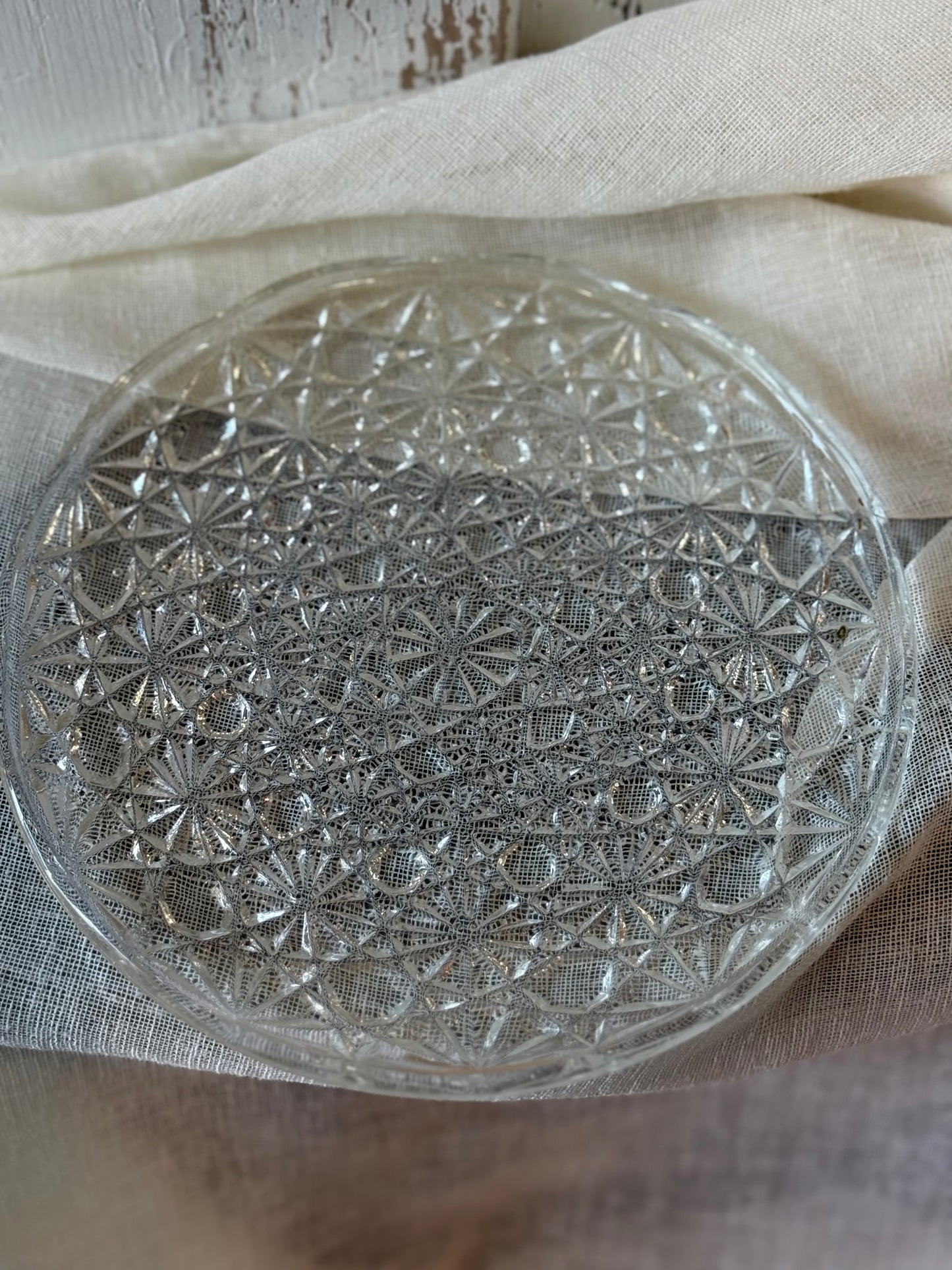 Glass Dome and Plate