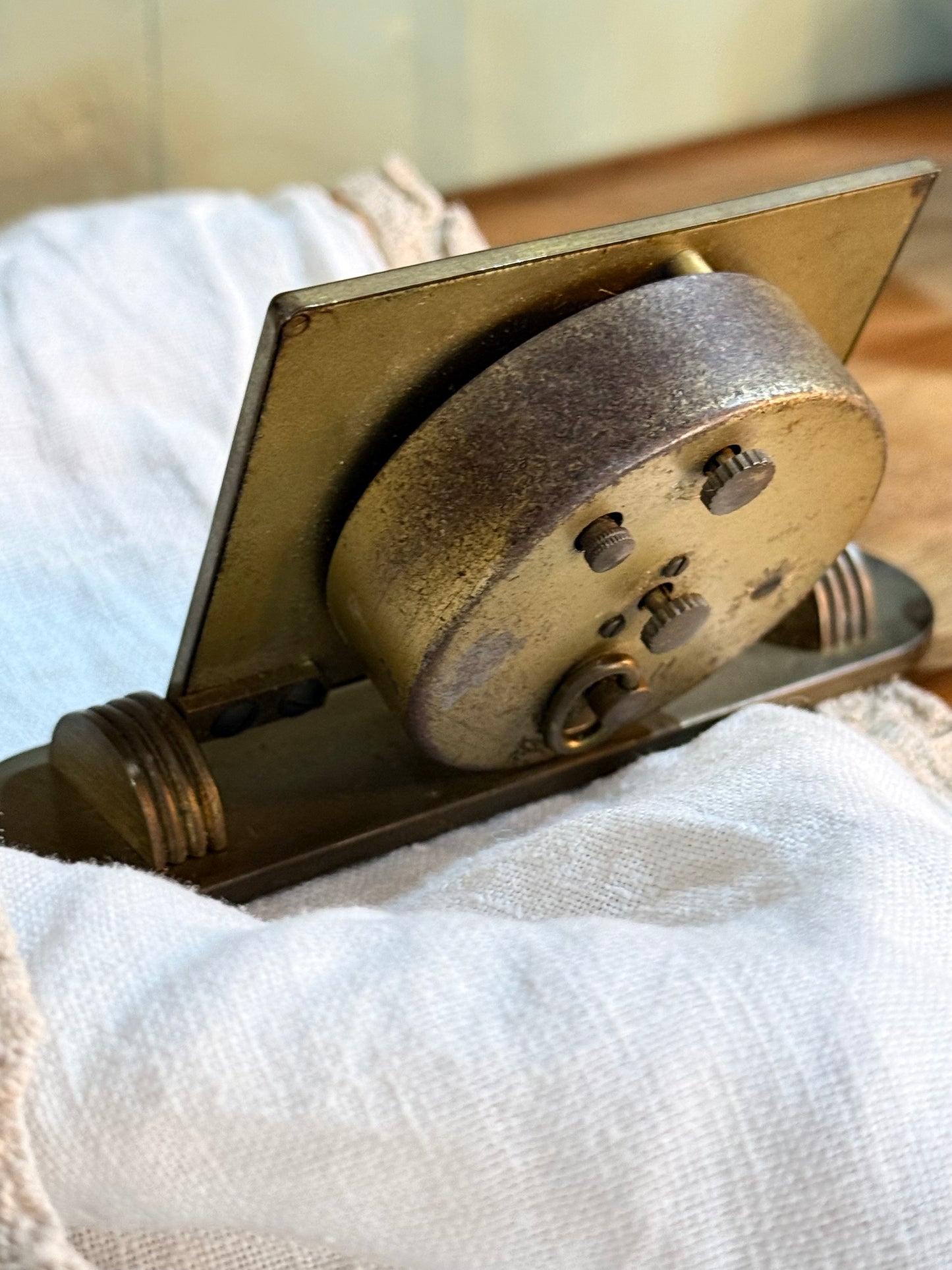 Vintage Clock - Europa - Brass