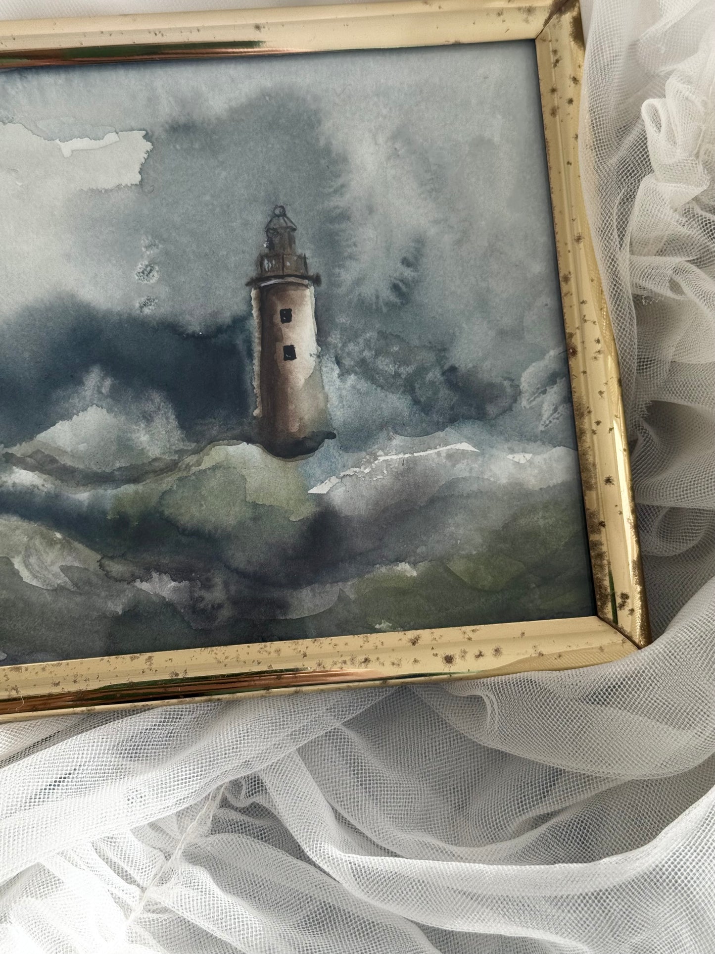 Water Colour Lighthouse - Linda Titow