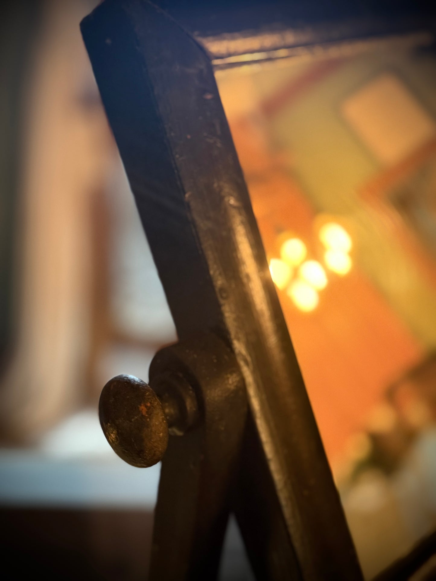 Antique Mirror on Stand