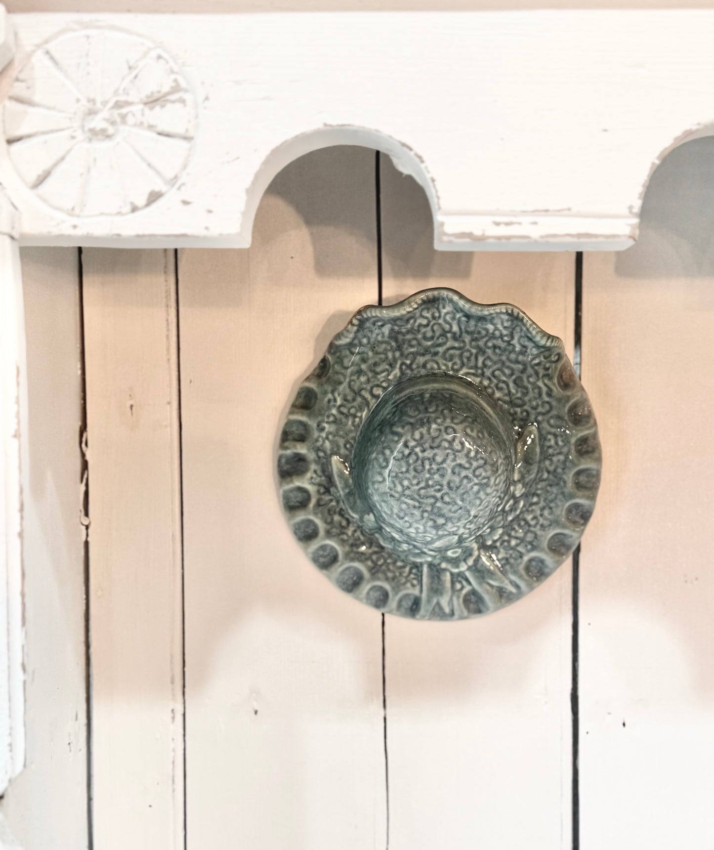 Vintage Wall Vase - Blue Hat