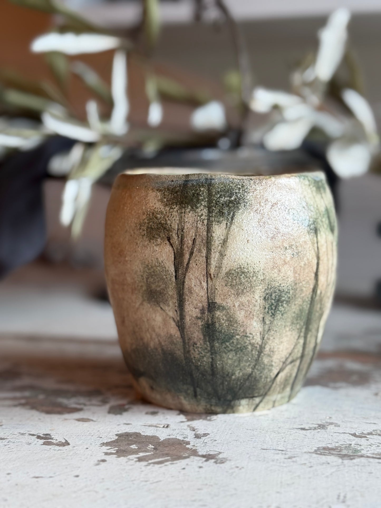 Linda Titow Art Vase - Gums with Birds