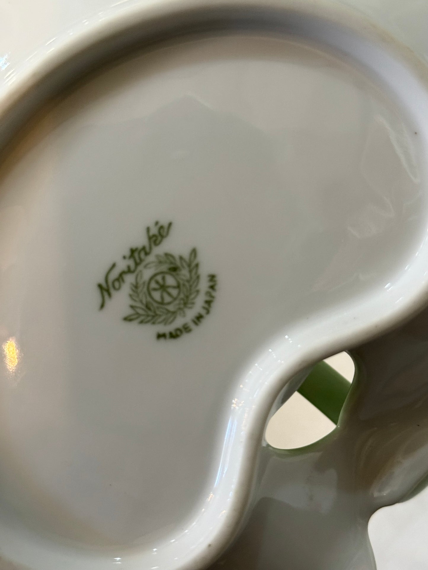 Vintage Green Lemon Plate