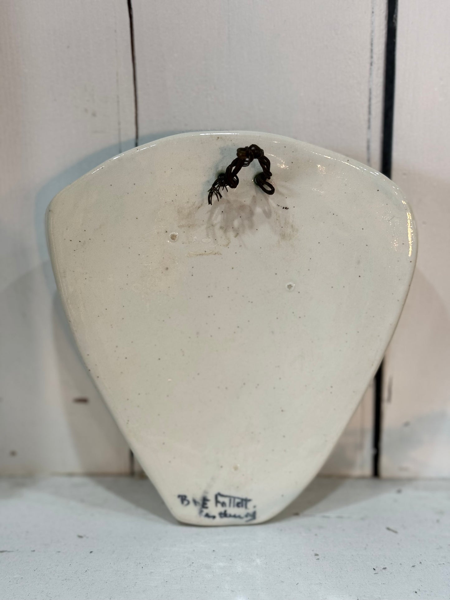 Vintage Wall Vase - Green Interior