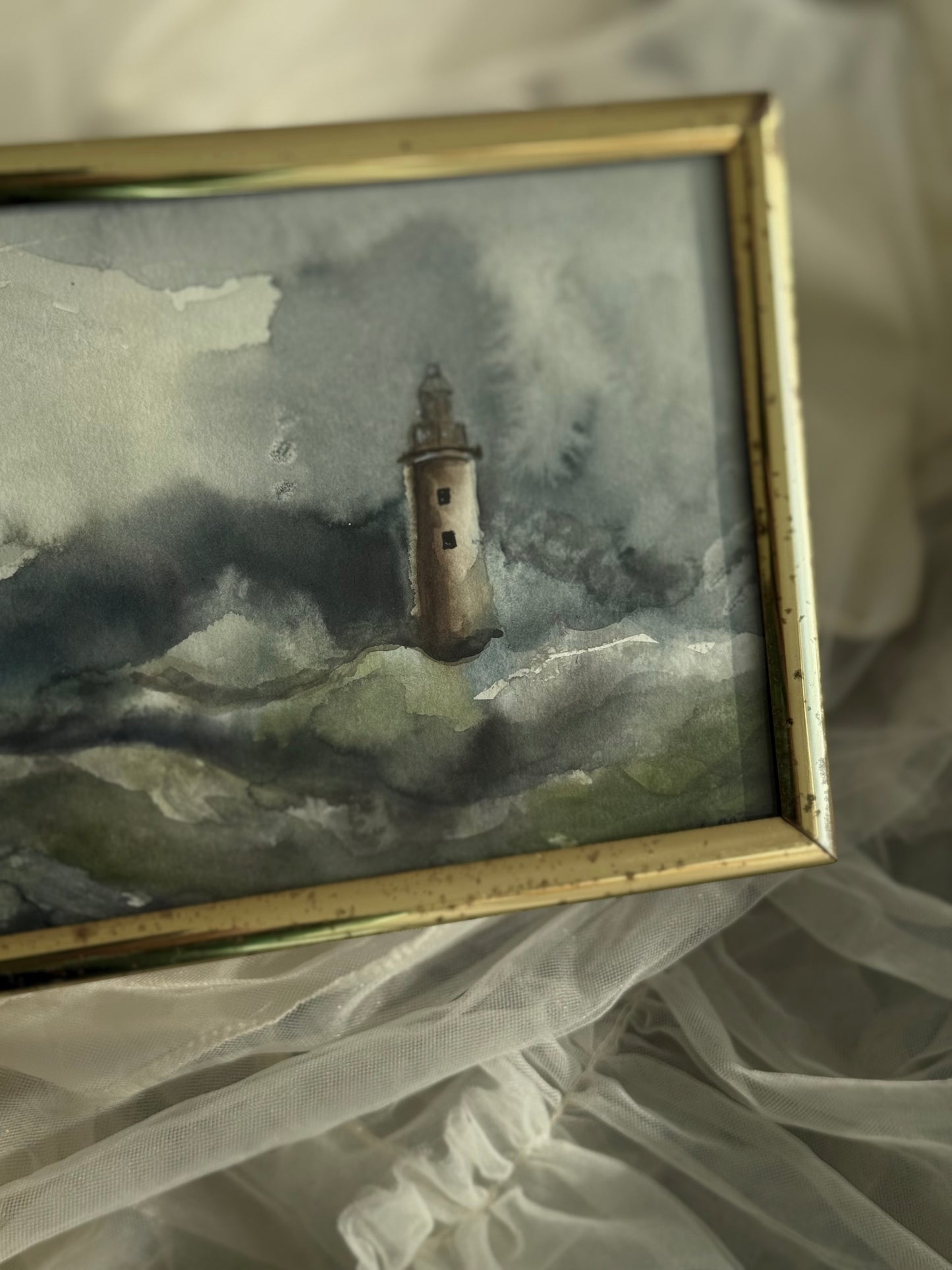 Water Colour Lighthouse - Linda Titow
