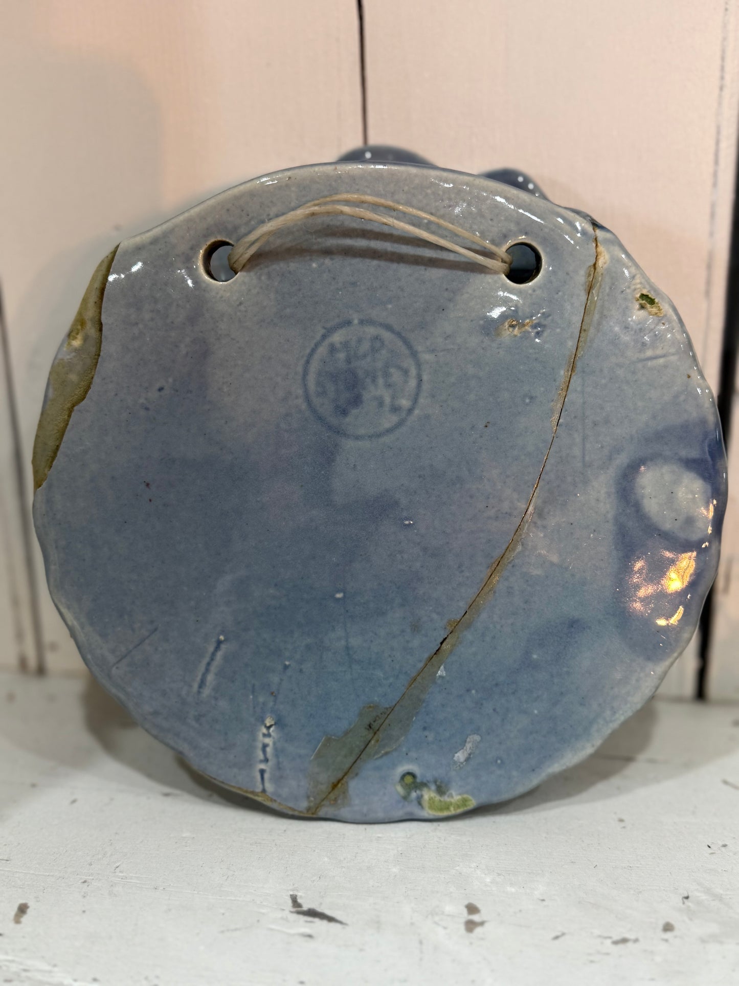 Vintage Wall Vase - Blue Hat