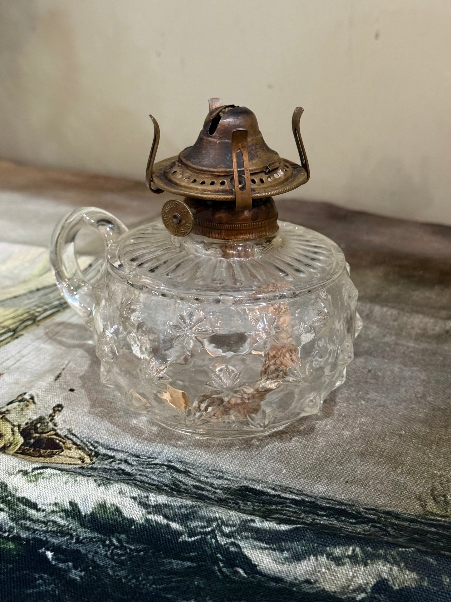 Glass Oil Lantern