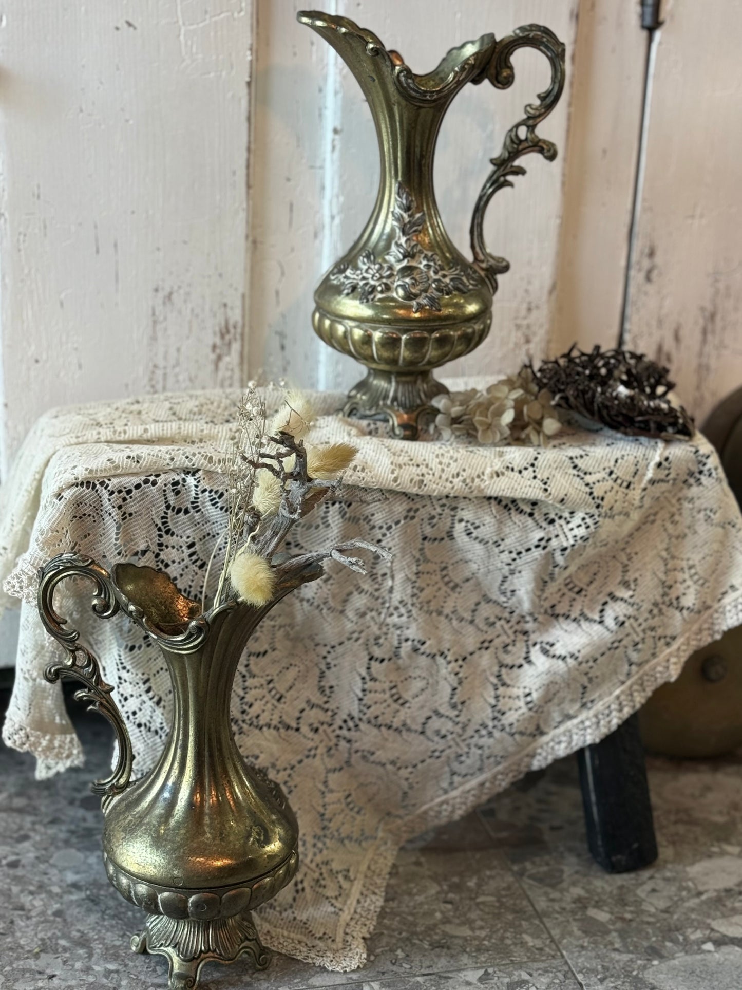 Ornate Italian Jug Vase