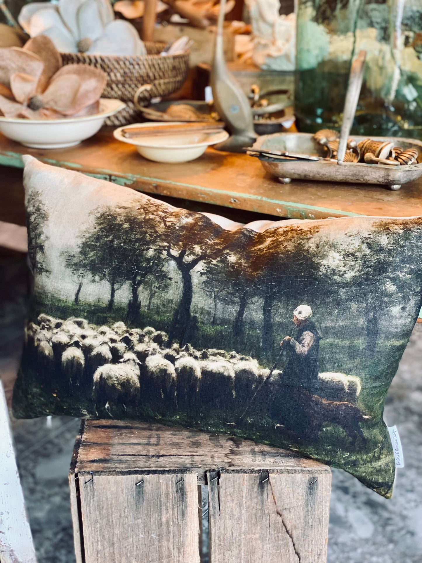 Shepherd Girl 60cm x 40cm - Barbara O'Donovan Designs