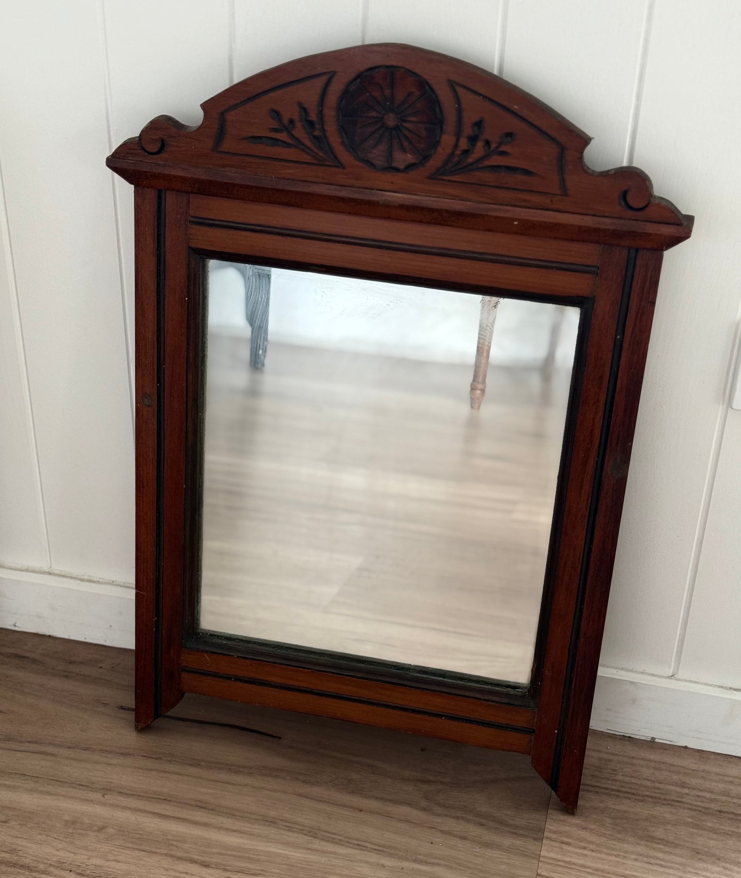 Vintage Dresser Mirror - timber frame