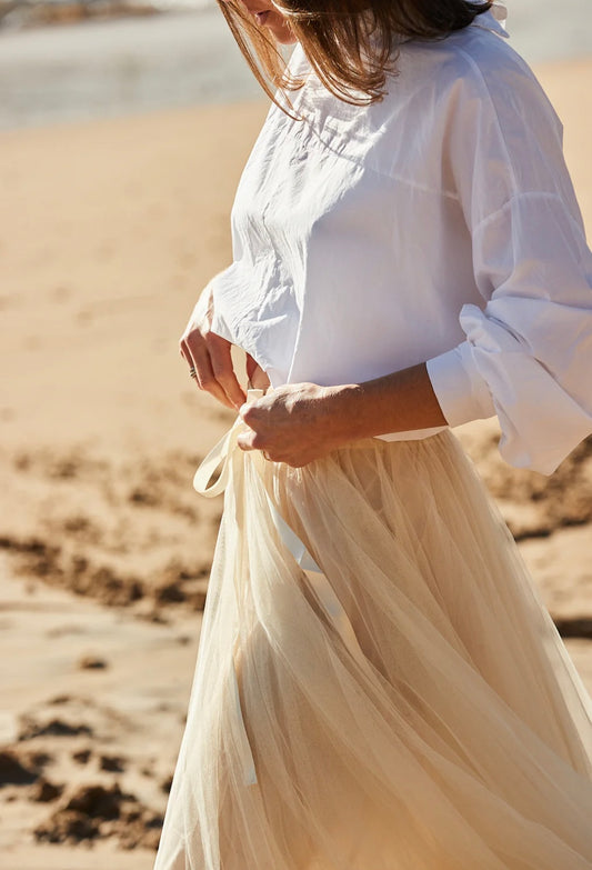 mamapapa - TULLE - tutu skirt - off white
