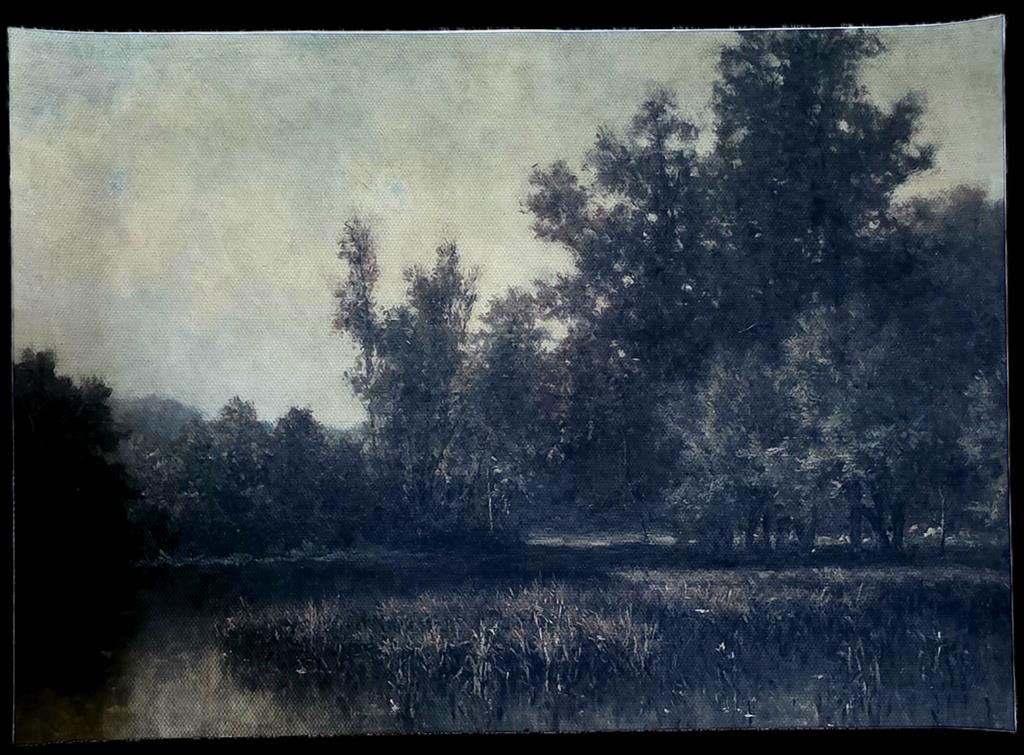 Antiqued Canvas Print - Verdure Canvas 20x30cm