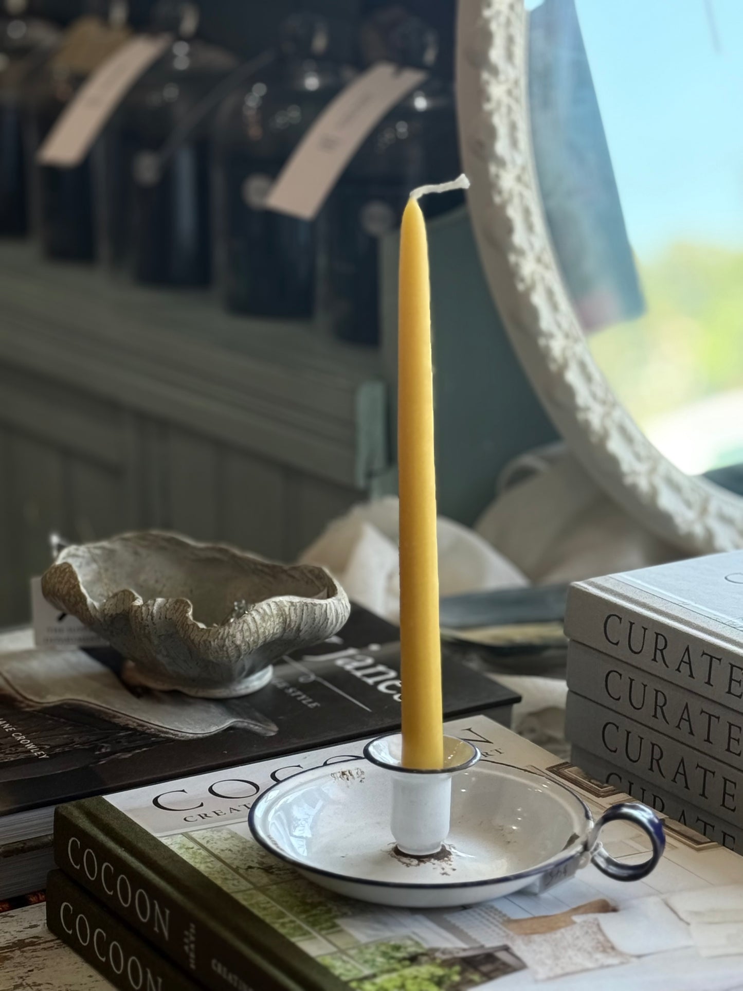 Beeswax Taper Candles - 1.5cm