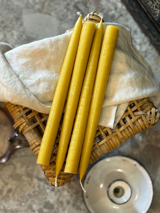 Beeswax Taper Candles - 2cm