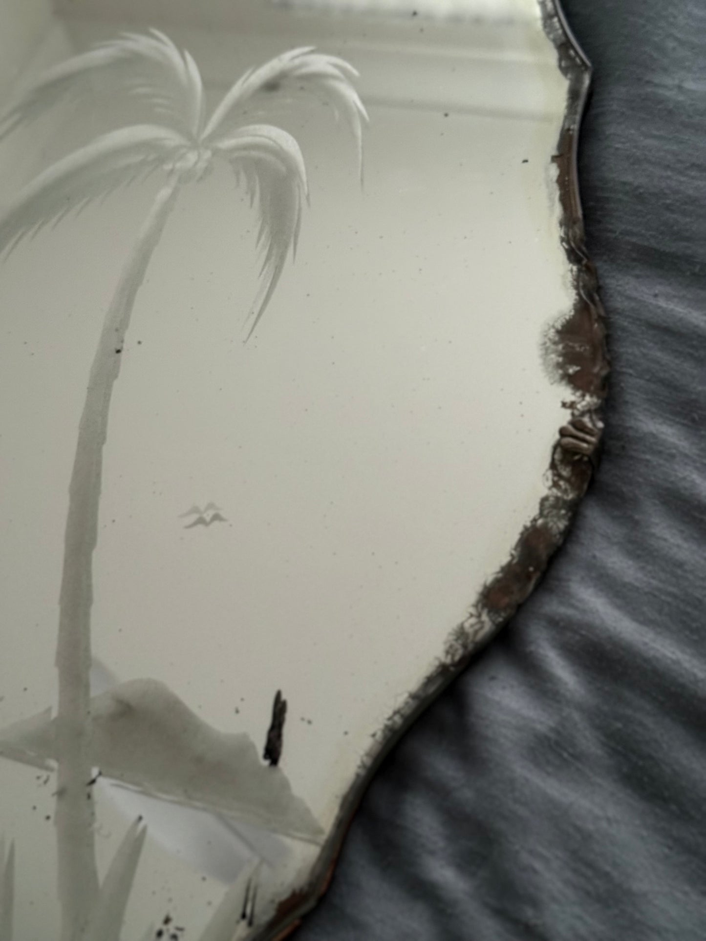 Vintage Palm Island Mirror