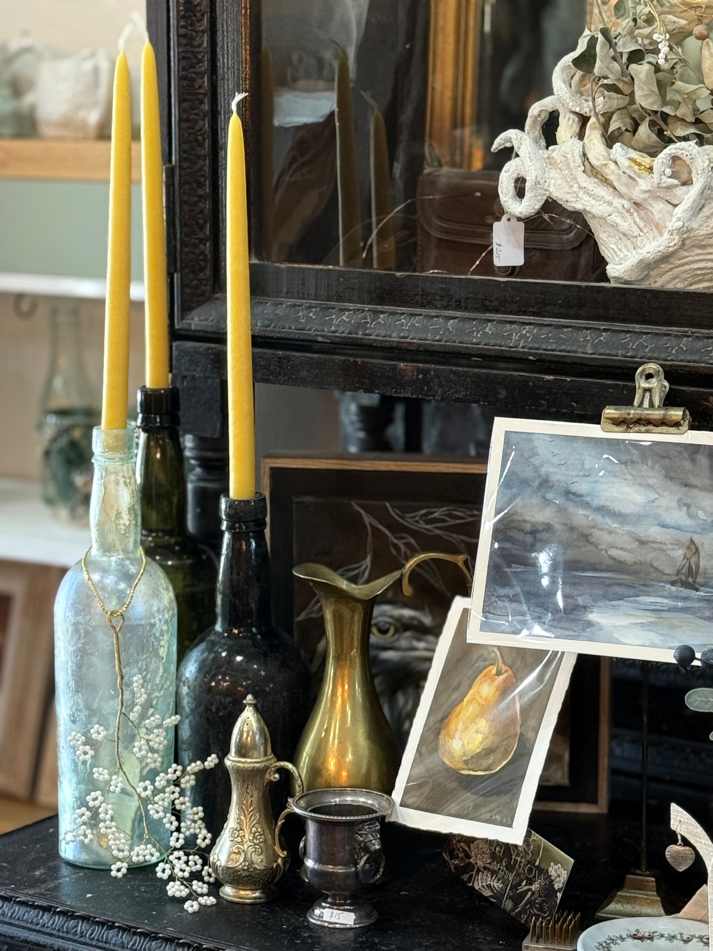Beeswax Taper Candles - 1.5cm