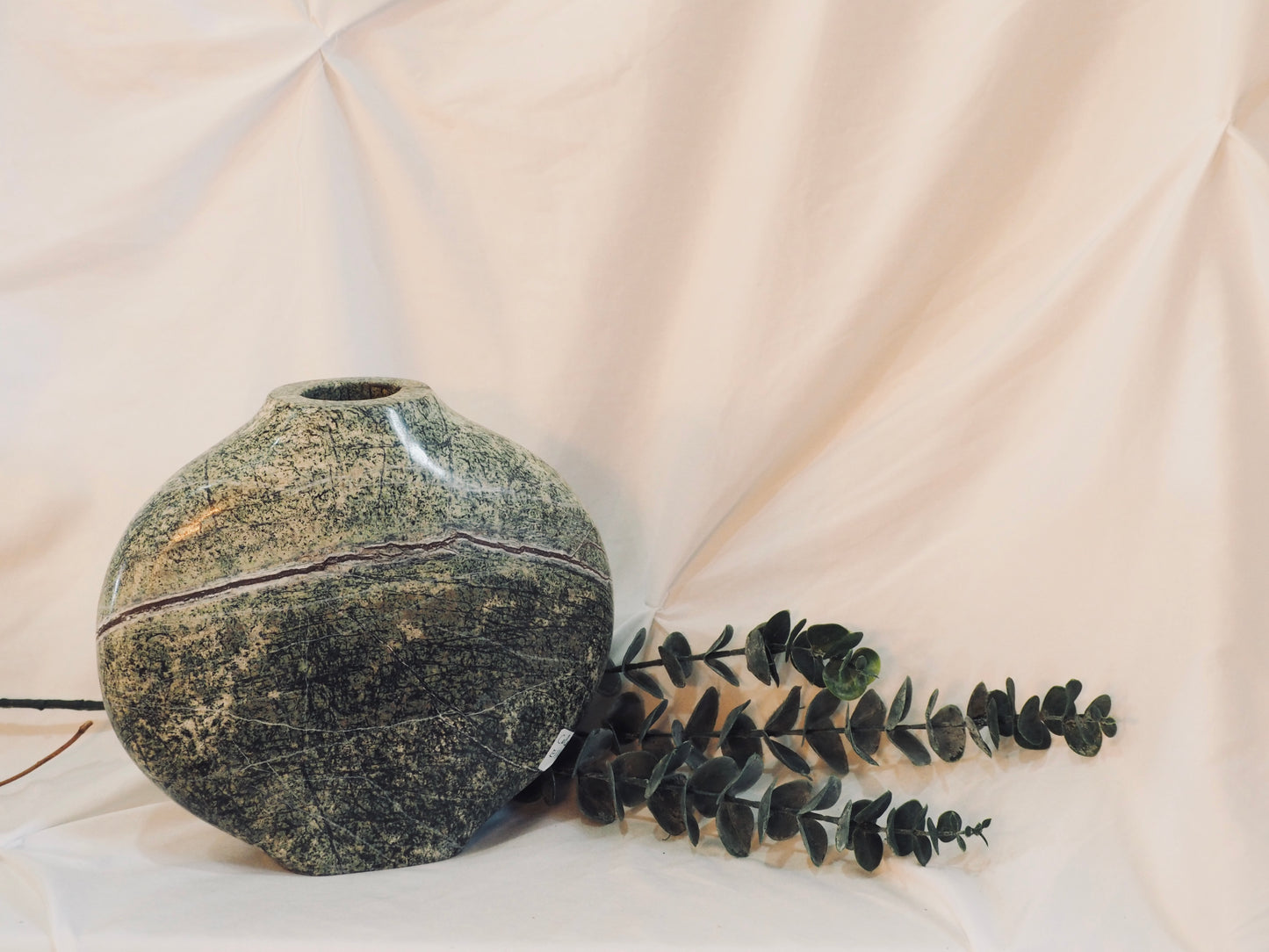 Celeste Marble Vase - Ellipse