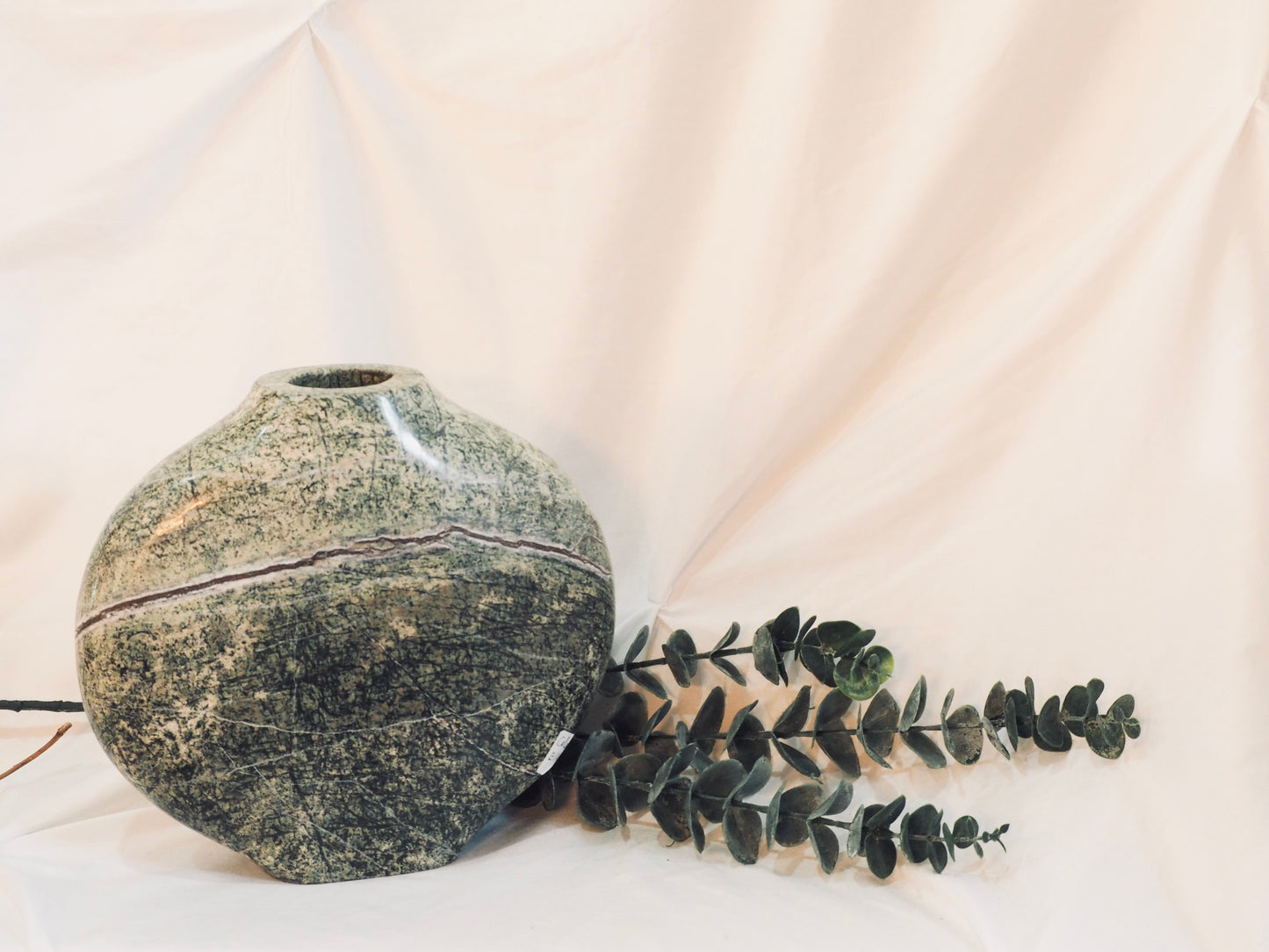 Celeste Marble Vase - Ellipse