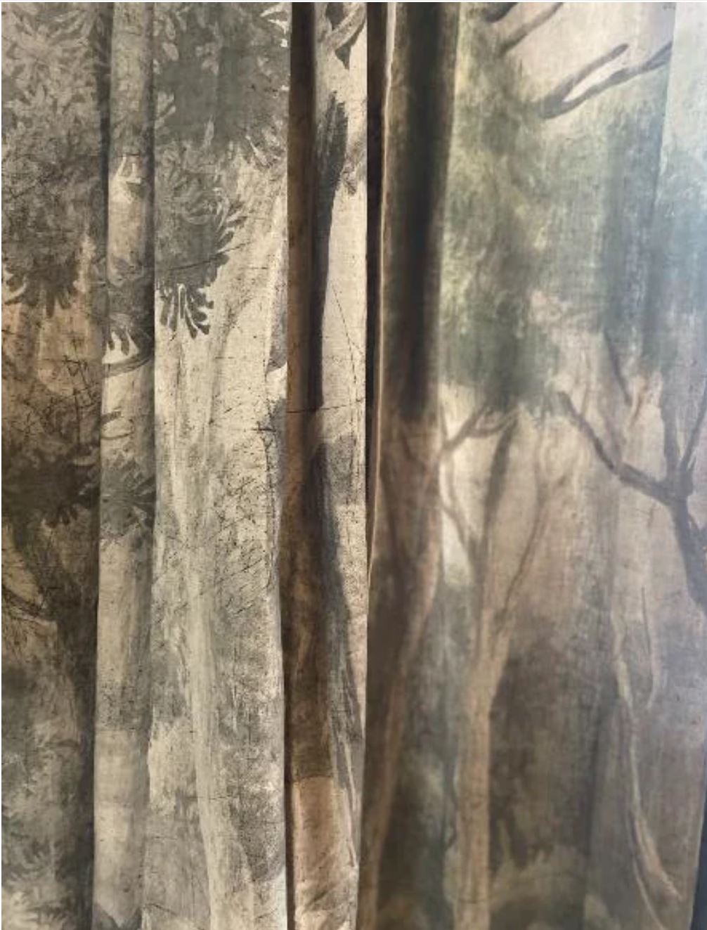 Printed Linen Curtain Wall Panel - COCHIN