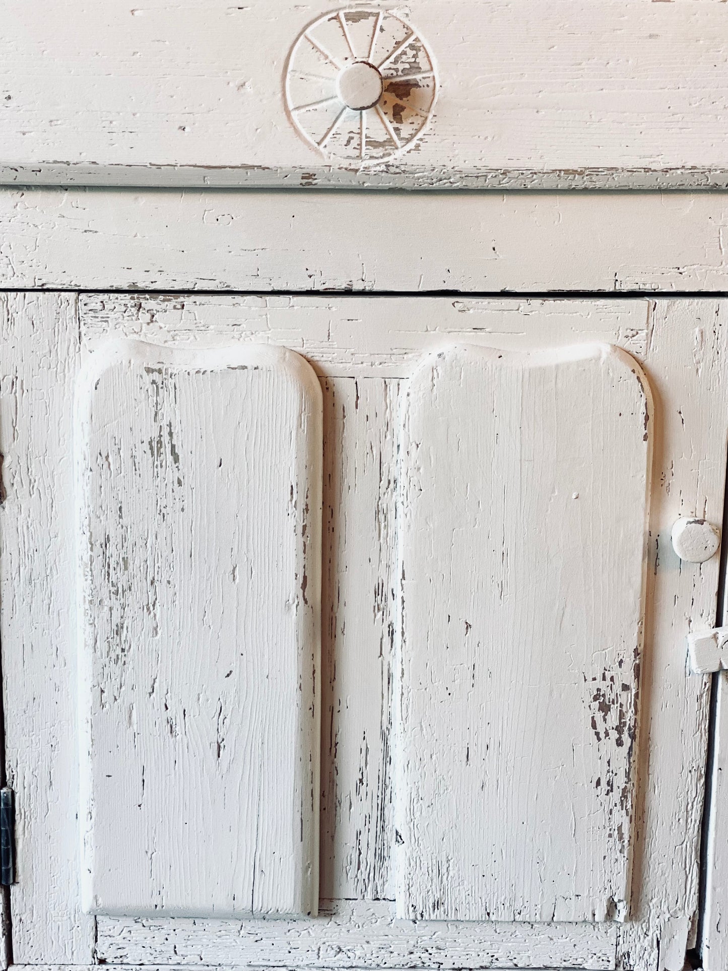 Vintage White Farmhouse Dresser