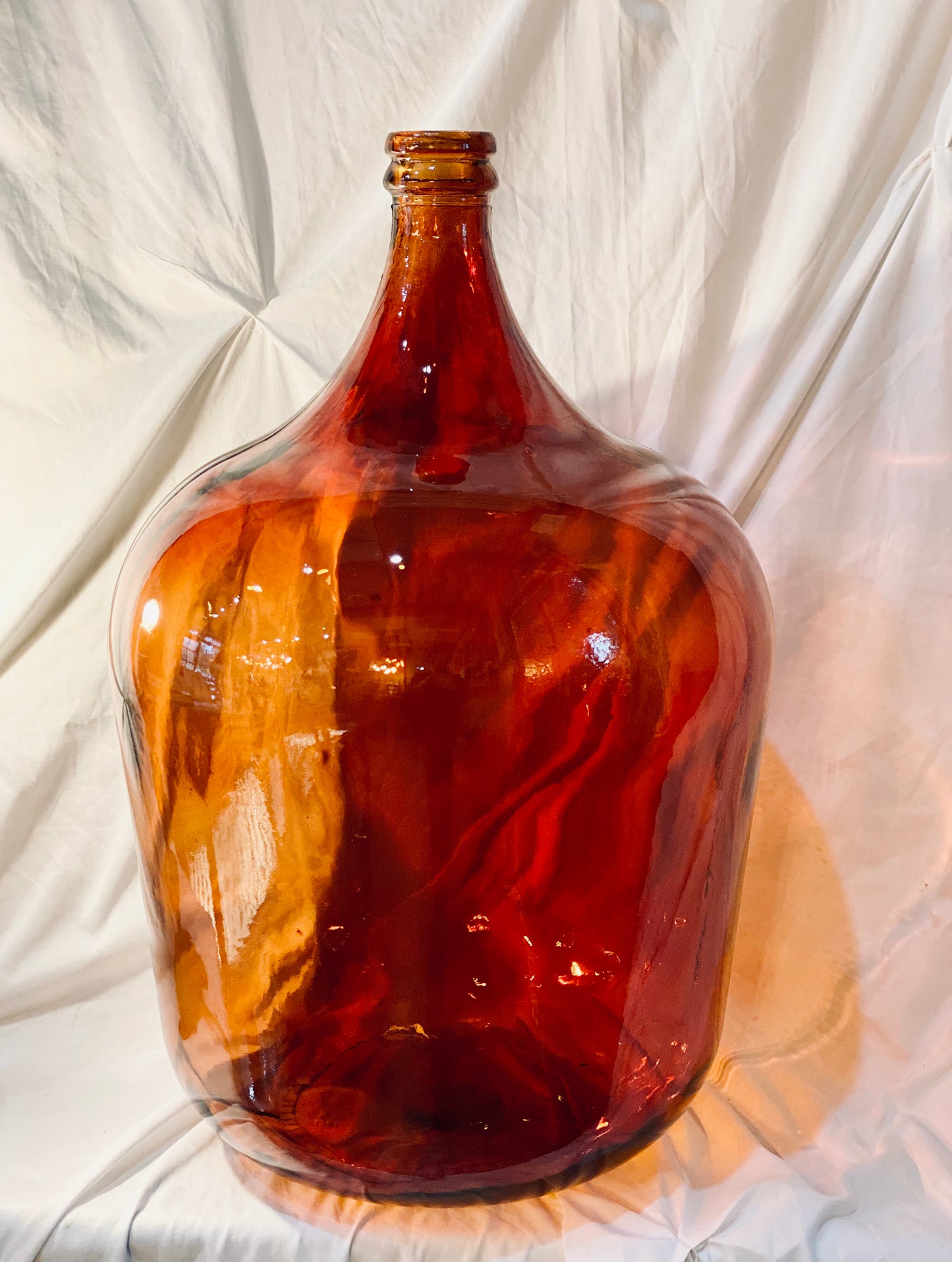 Amber Glass Bottle - XL recycled glass