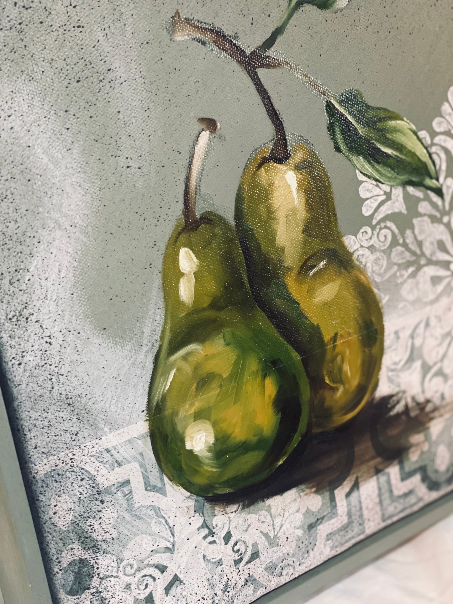 Pears Wallpaper Painting - Linda Titow