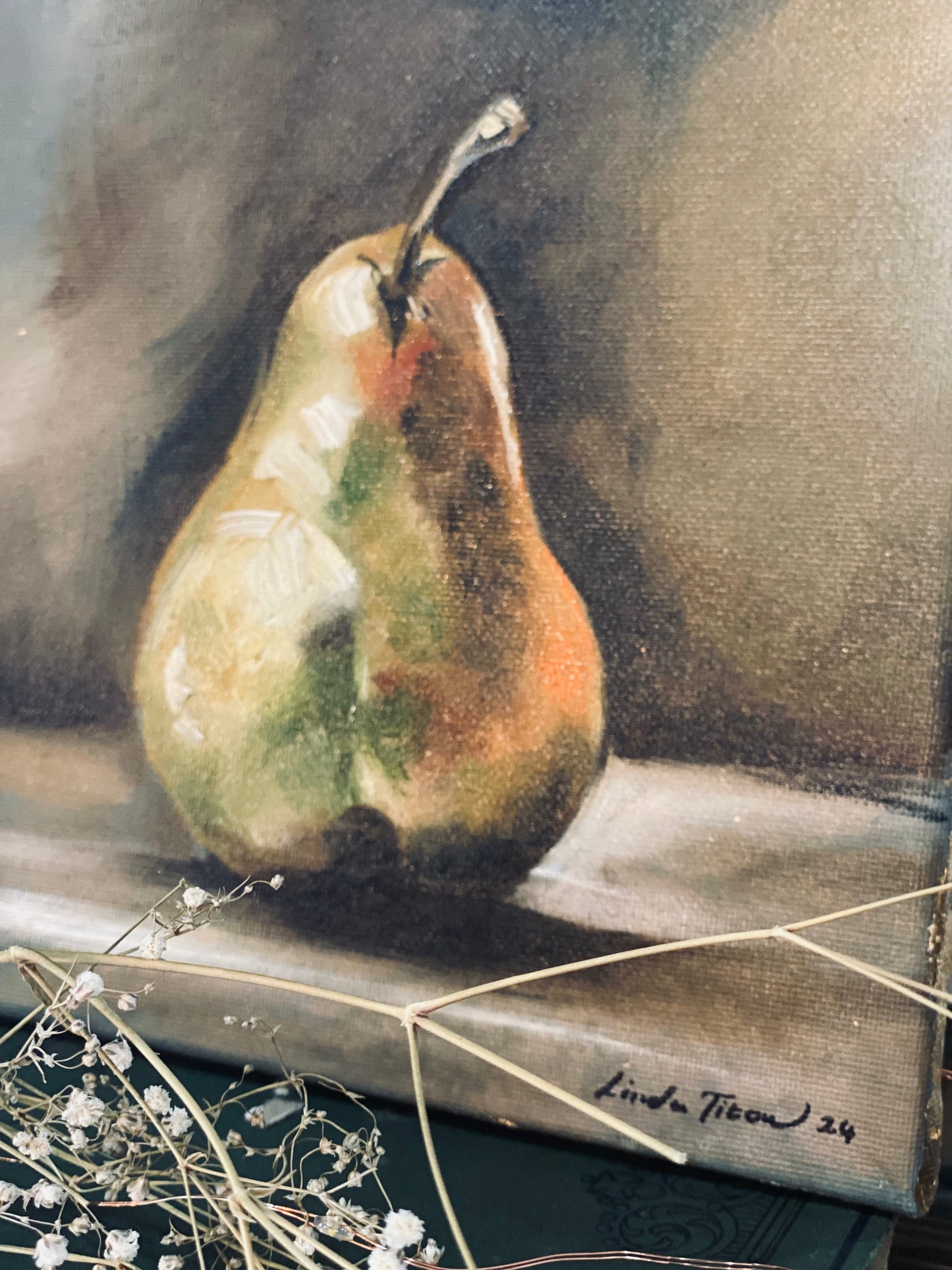 Pear Study by Linda Titow