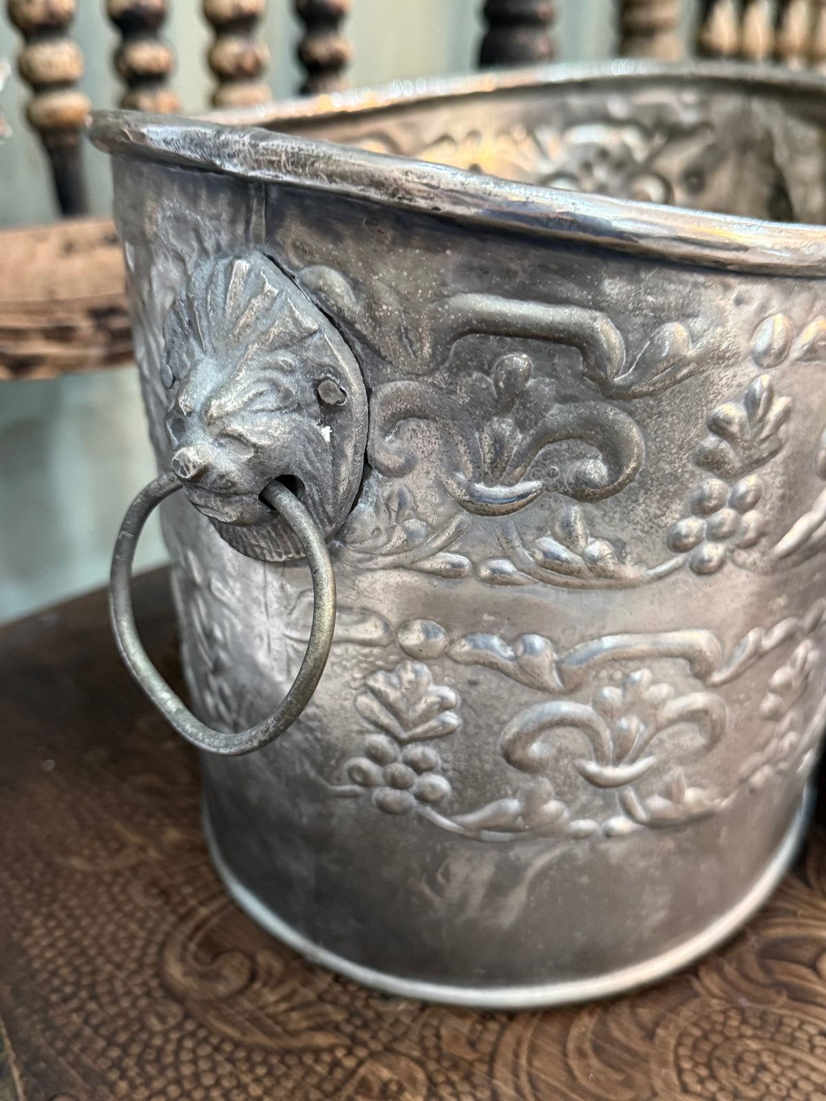 Old Silver Ice Bucket