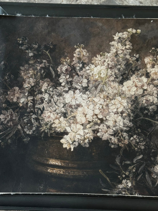 Antiqued Canvas Print - Day Roses 42cm x 30cm