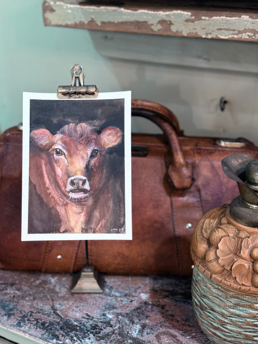 Water Colour; Calf - unframed - Linda Titow