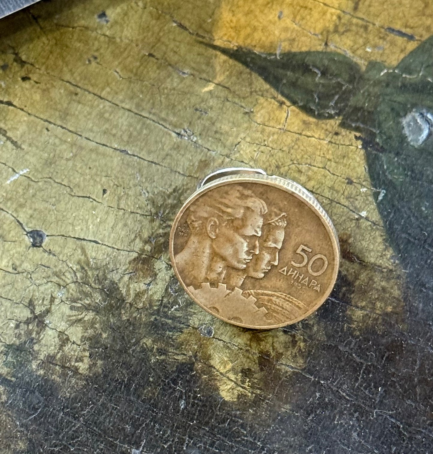 Art Jewellery - Salvaged Coin Ring 2