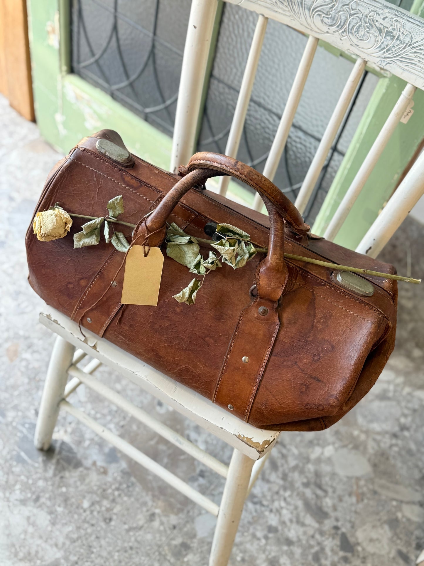 Antique Leather Doctor's Bag