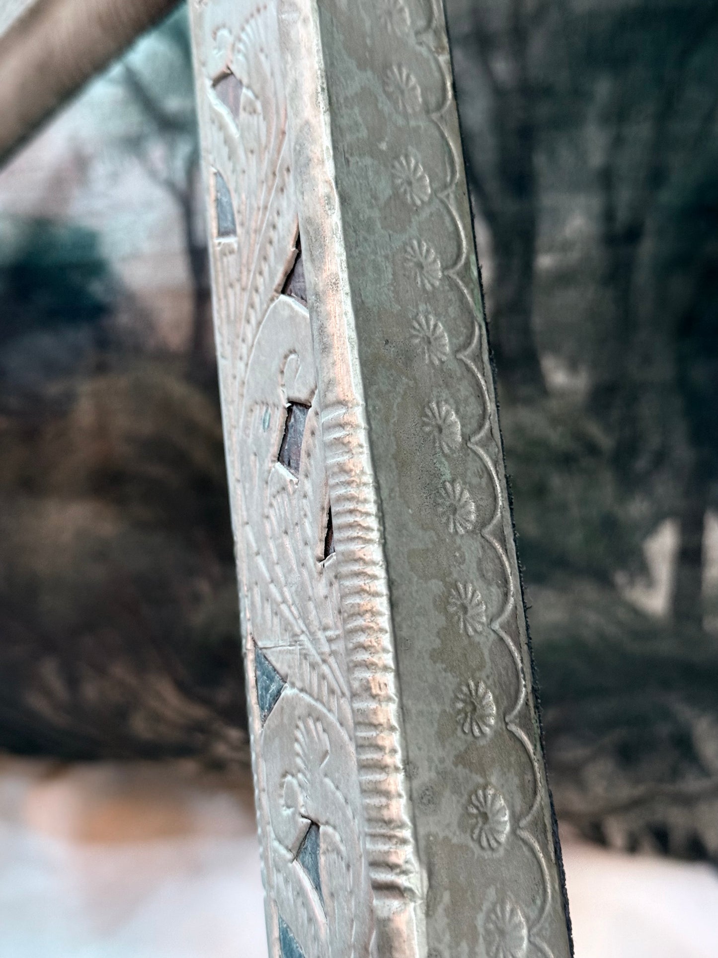 Vintage Metal and Timber Frame