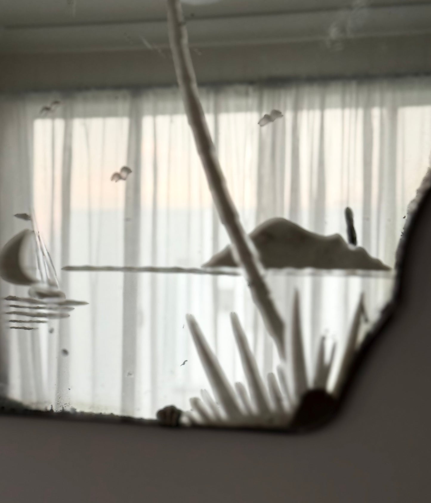 Vintage Palm Island Mirror