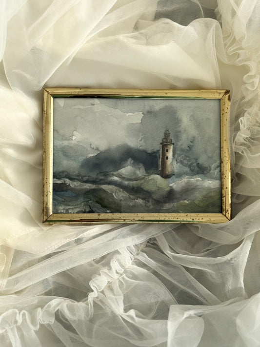 Water Colour Lighthouse - Linda Titow