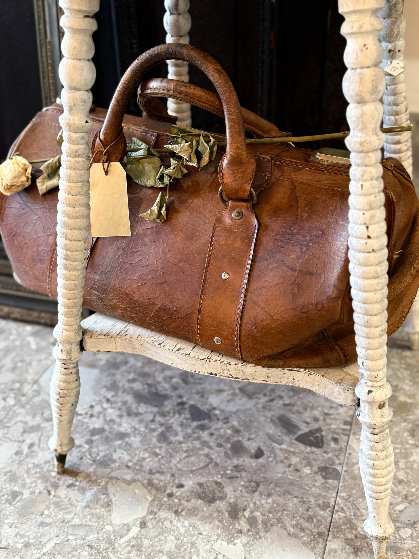 Antique Leather Doctor's Bag