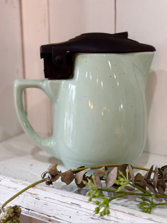 Vintage Blue Kettle Jug