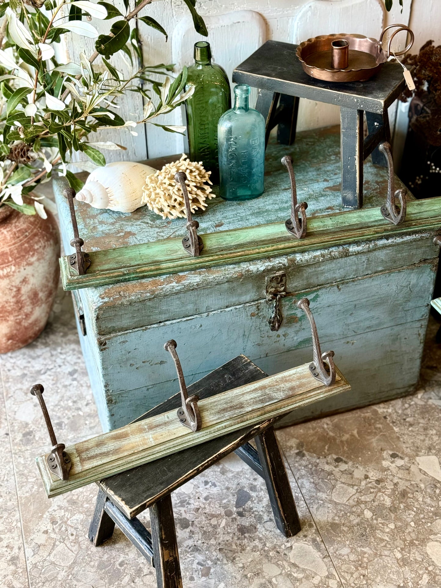 NEW! Vintage Hook Board (5 hooks)
