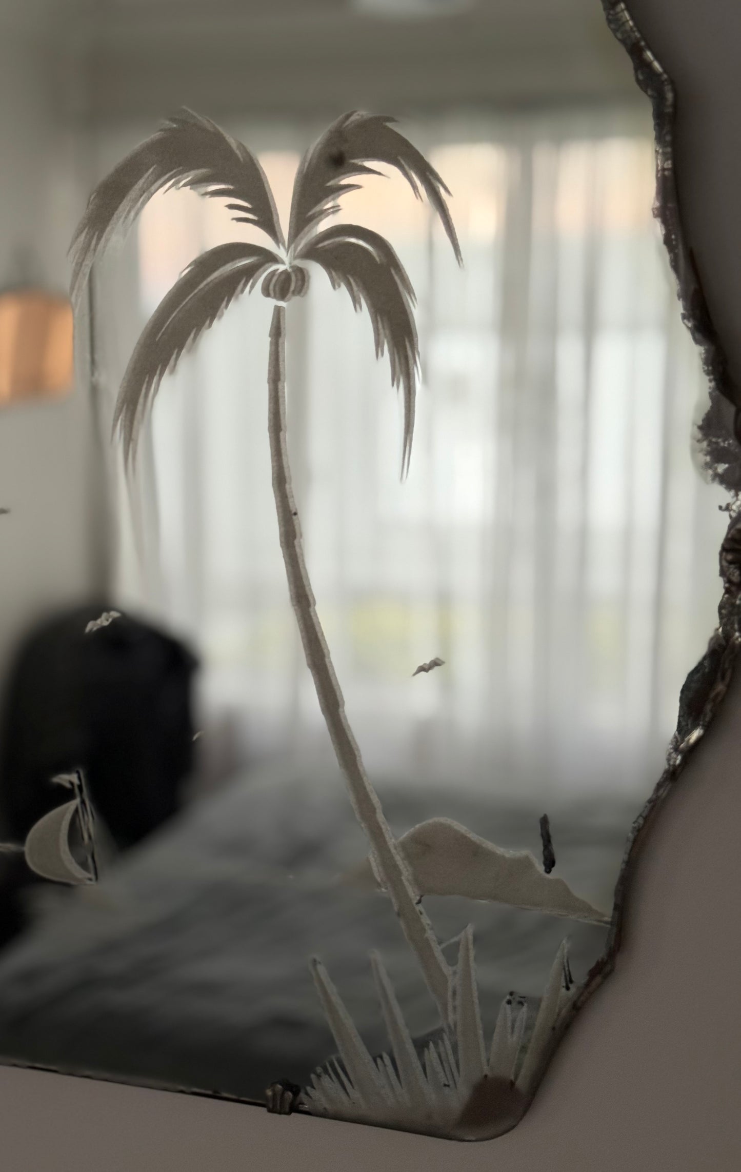 Vintage Palm Island Mirror