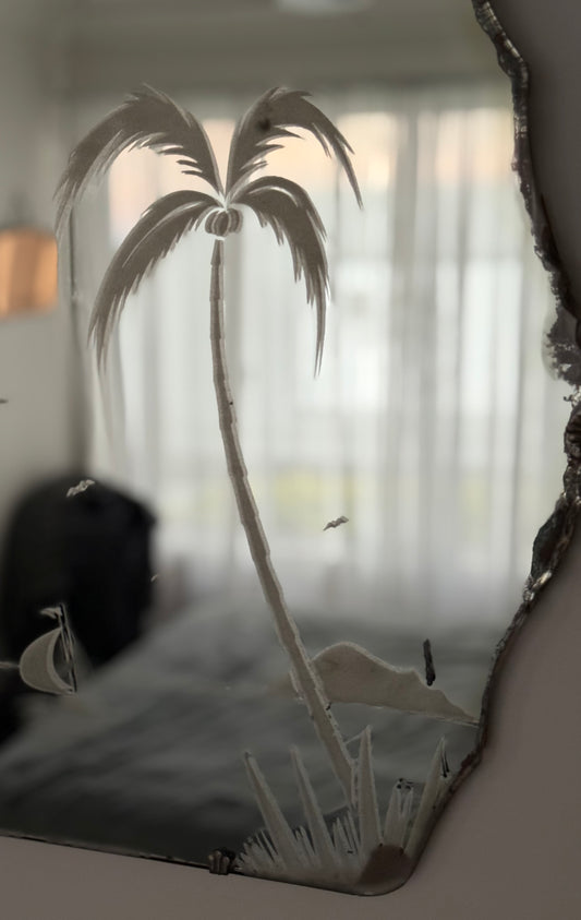 Vintage Palm Island Mirror