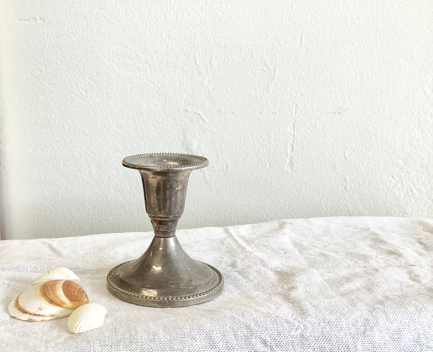 Little Vintage Silver Candlestick