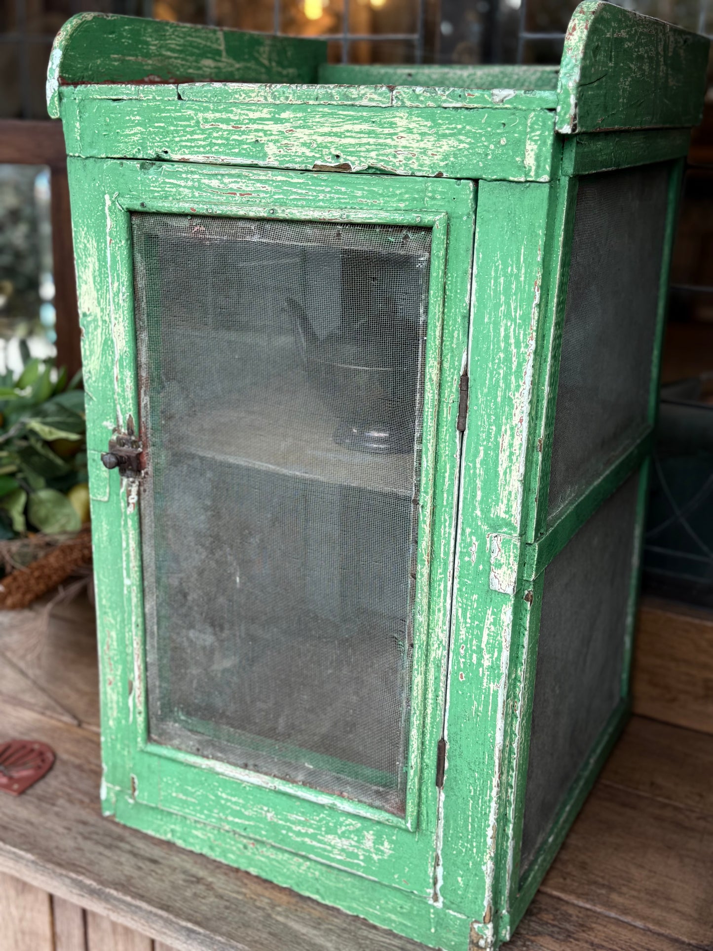 Depression Era Green Meatsafe