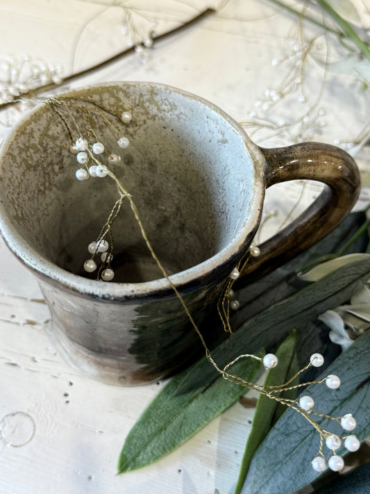 Linda Titow Art Mug - Moon on Swan Lake