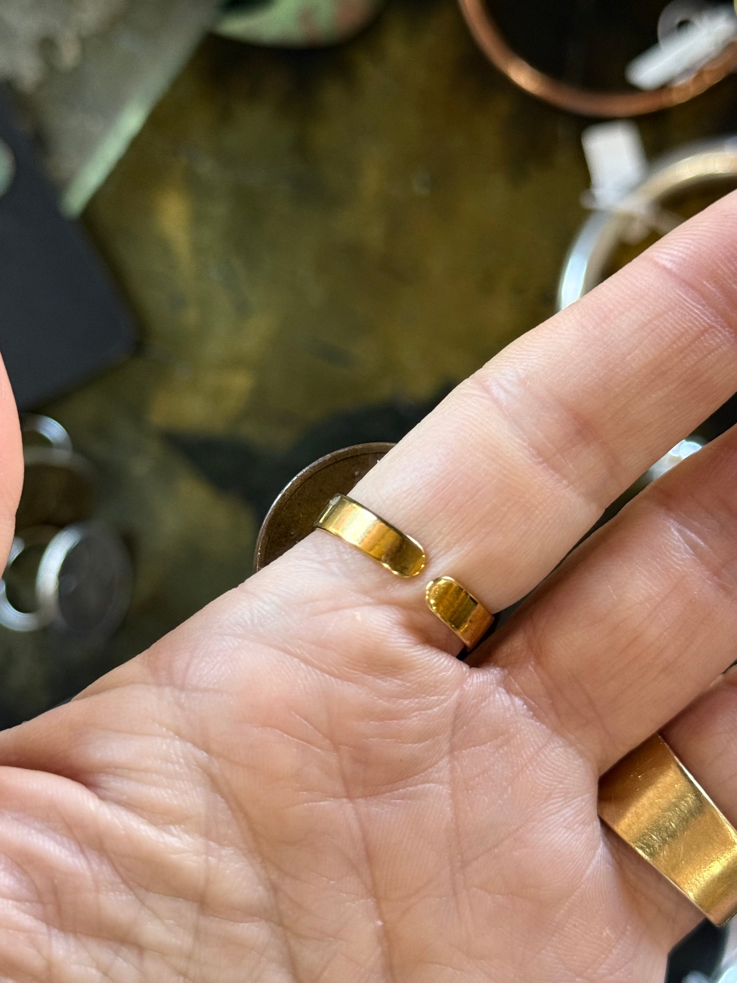 Art Jewellery - Salvaged Coin Ring 1