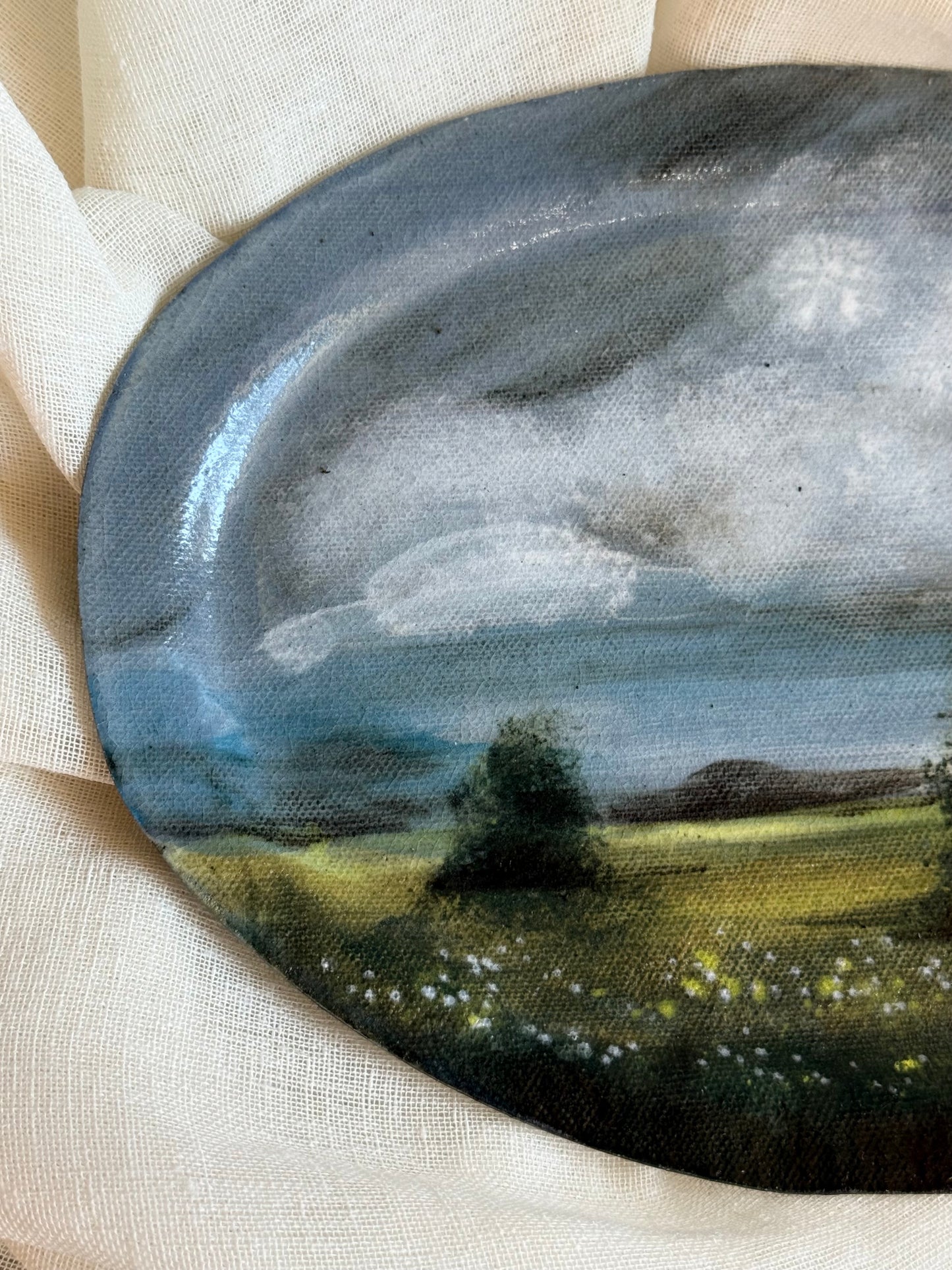 Linda Titow Art - Landscape Plate - medium