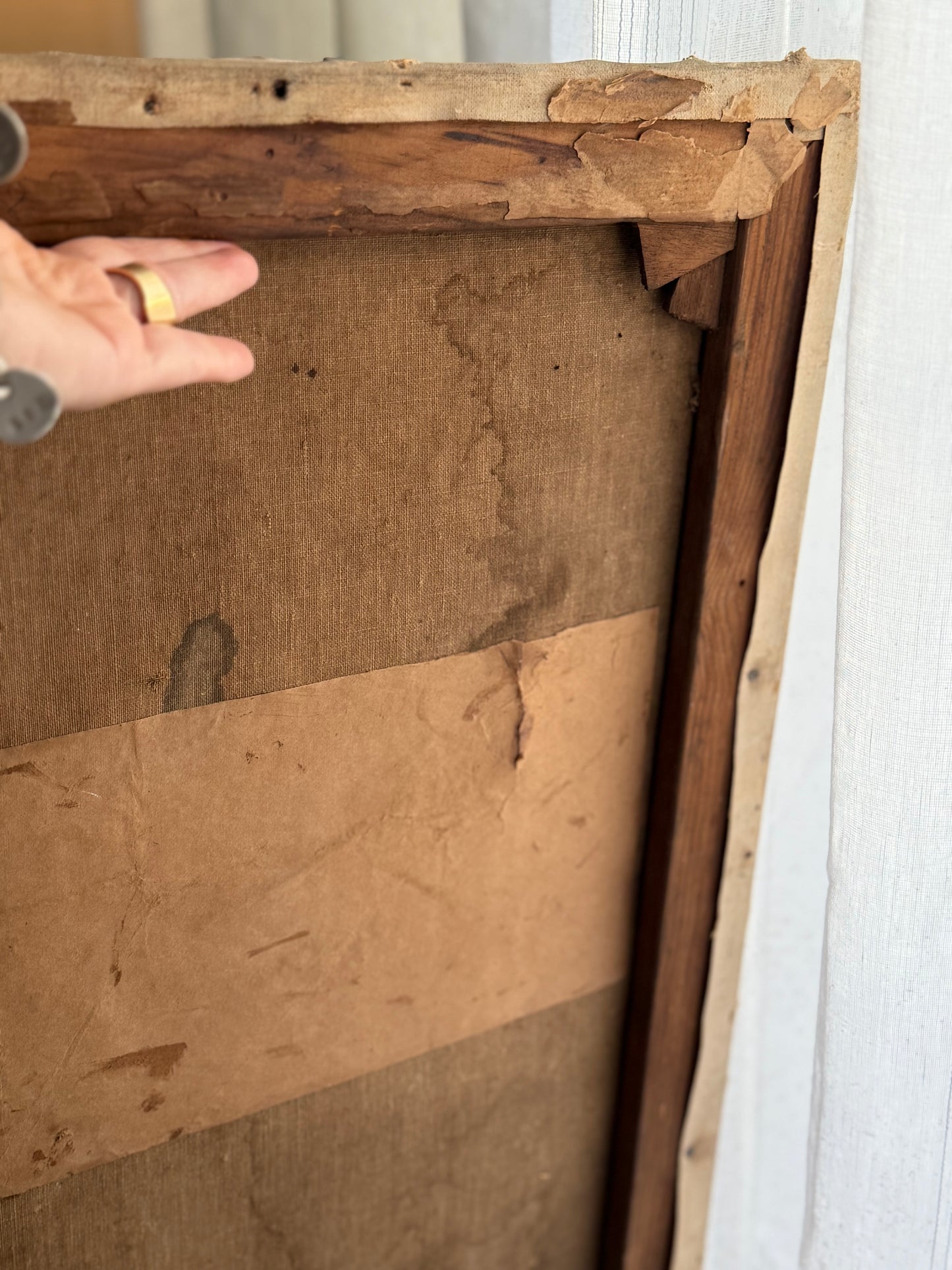 Antique Swan Painting